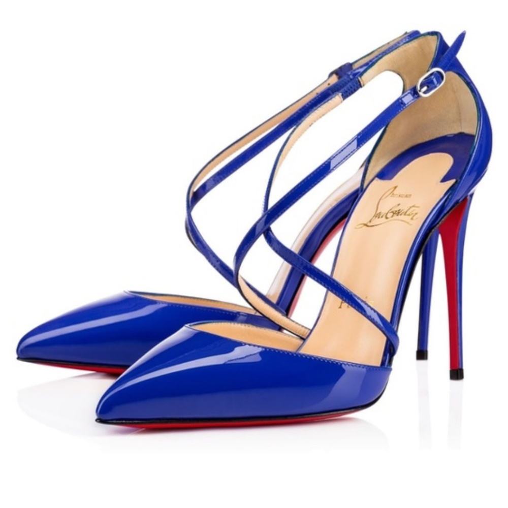 Christian Louboutin Cross Blake electric blue 39.5
